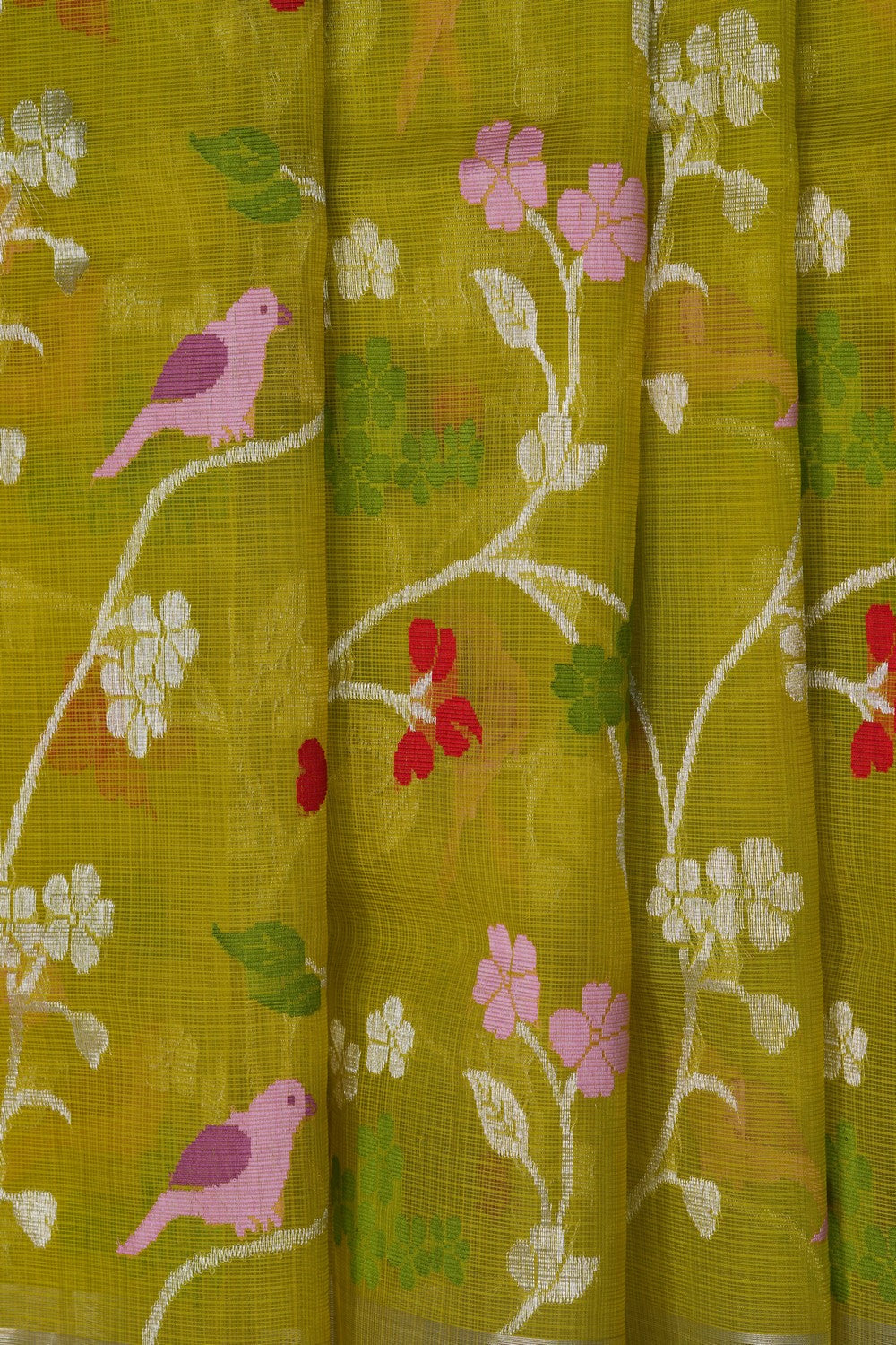 Image of Kota Silk Green Saree