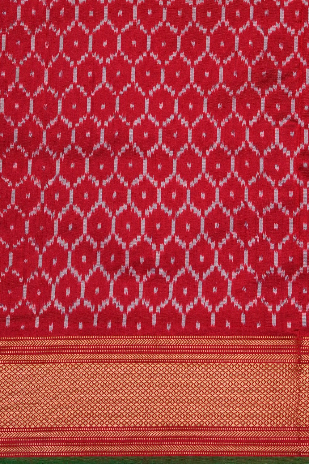 Image of Pochampally Ikat Silk Black Saree