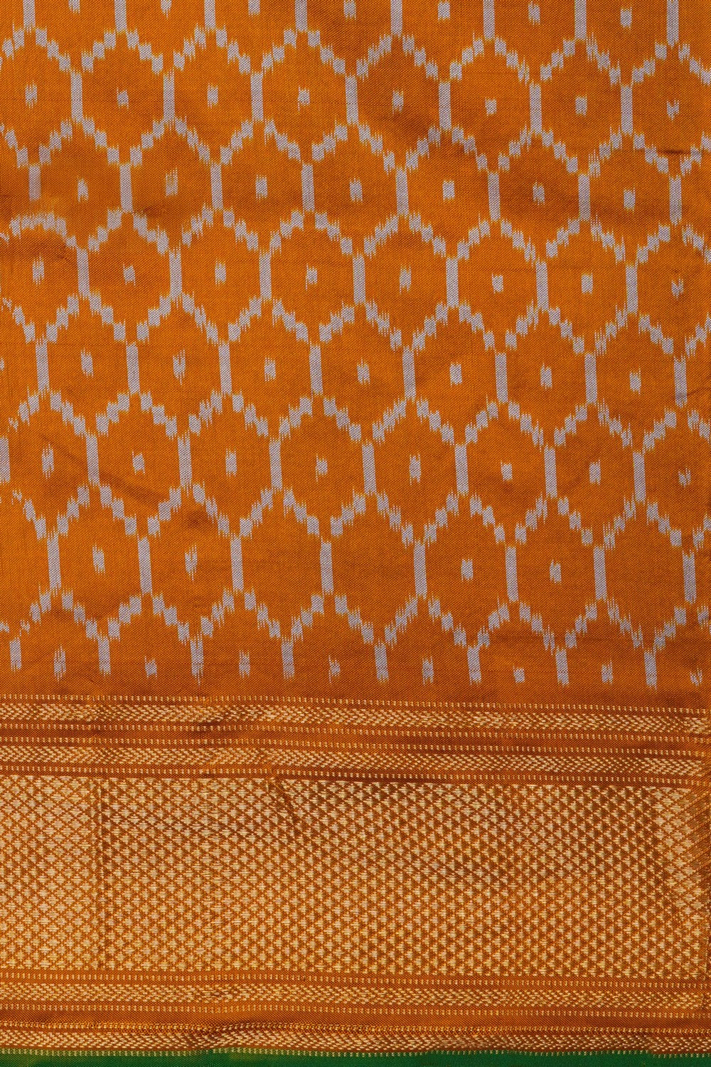 Image of Pochampally Ikat Silk Pink Saree