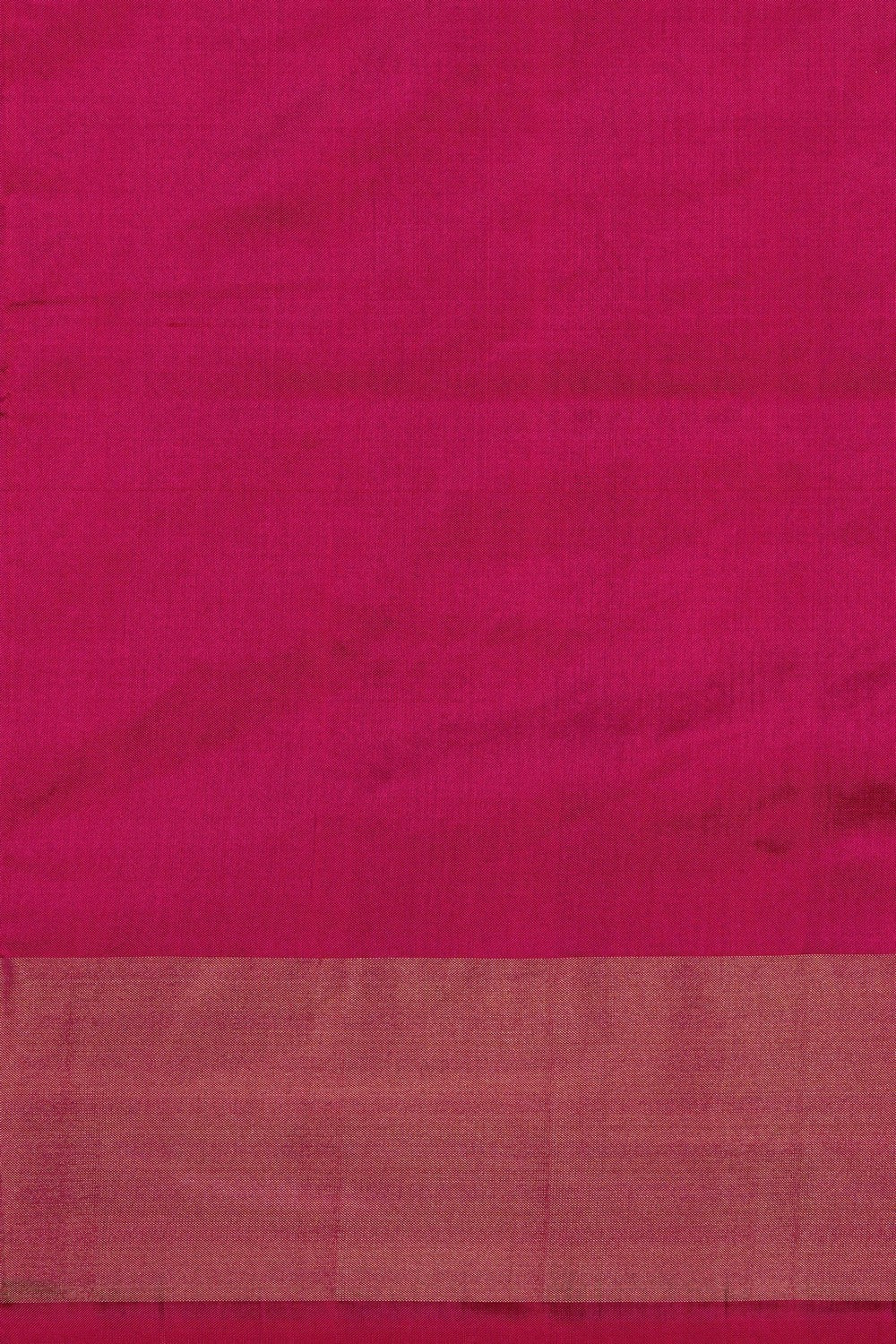 Image of Pochampally Ikat Silk Purple Saree