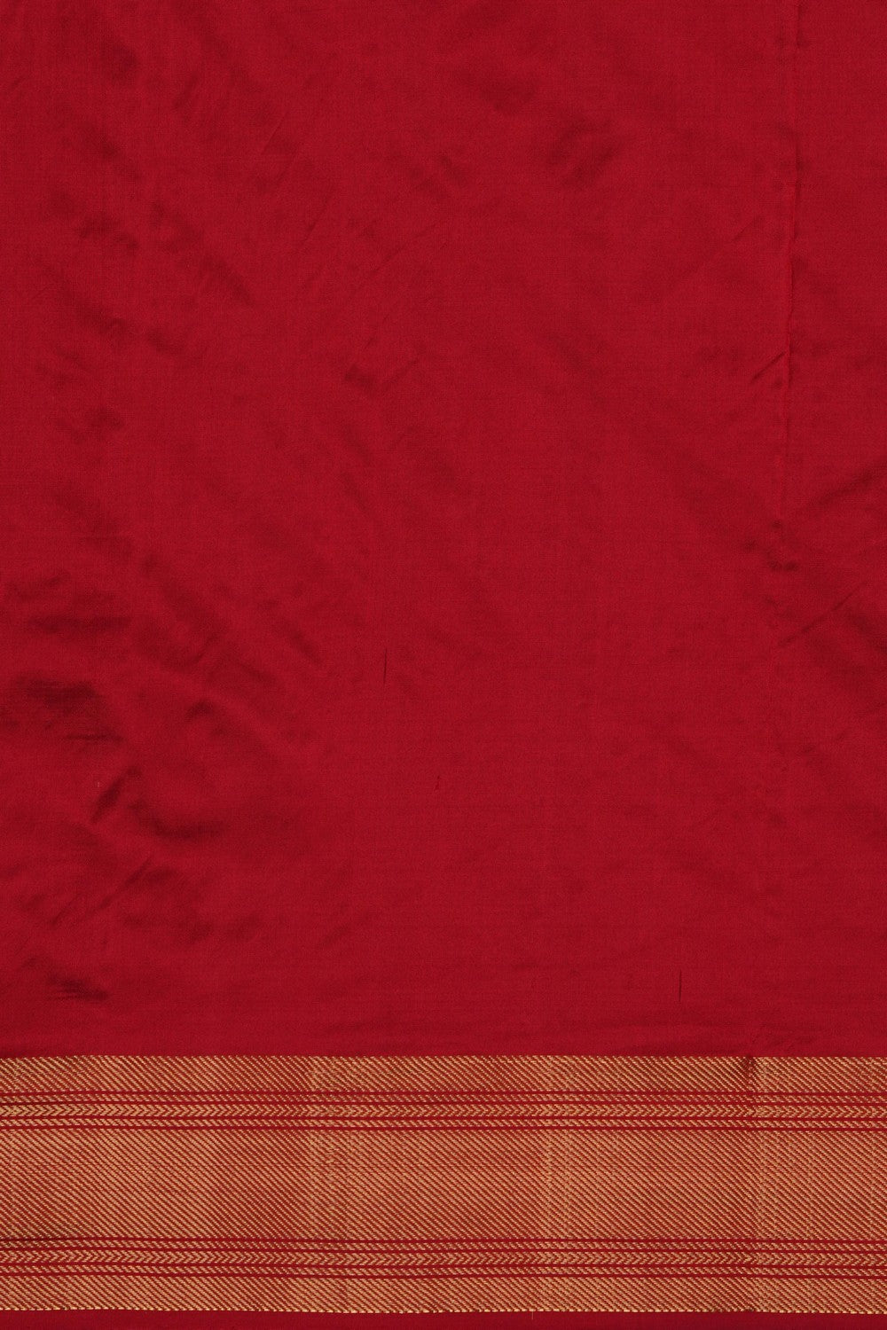 Image of Pochampally Ikat Silk Red Saree