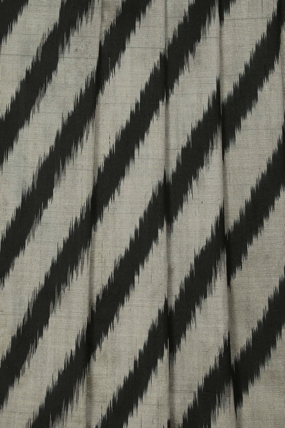 Image of Pochampally Ikat Silk Grey Saree