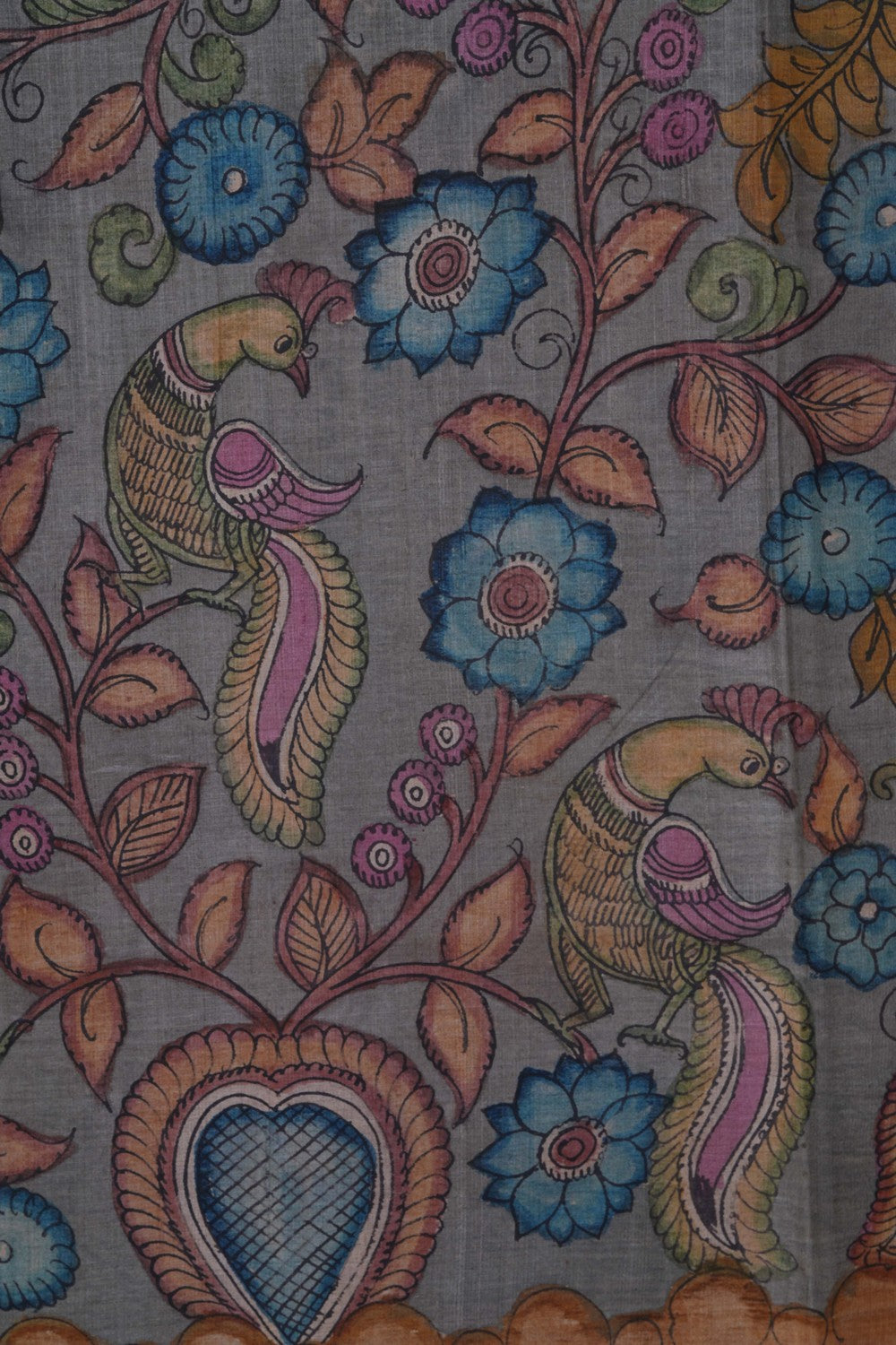 Image of Kalamkari Painting Saree