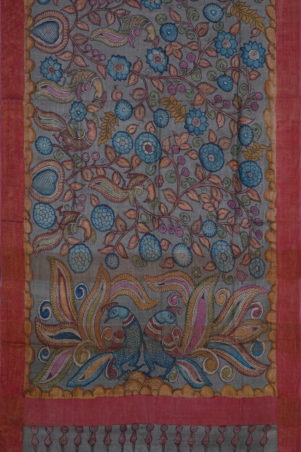 Image of Kalamkari Painting Saree
