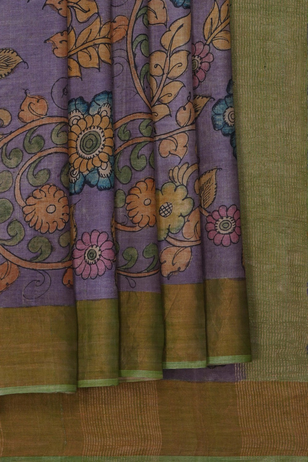 Image of Kalamkari Painting Saree
