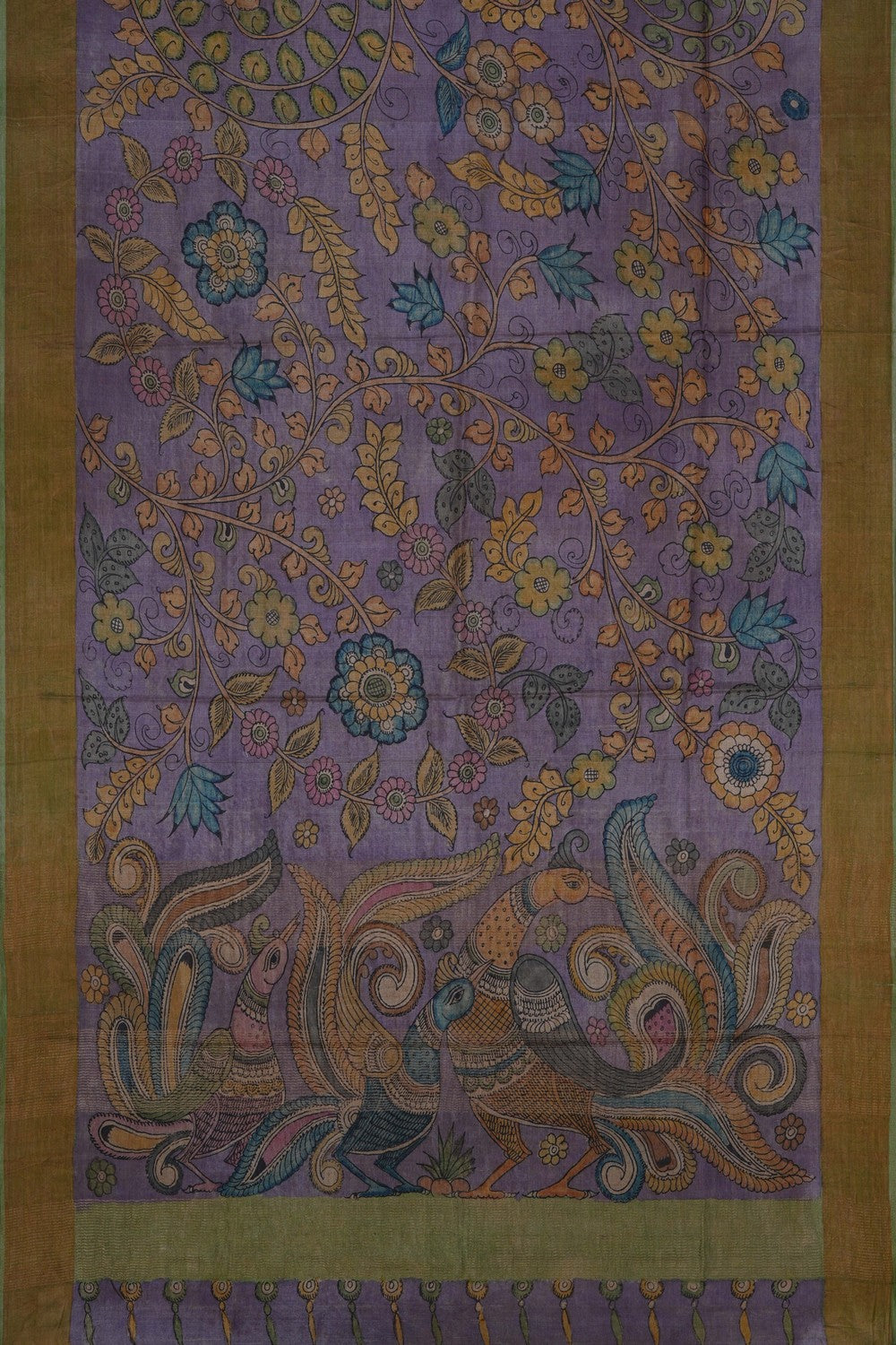 Image of Kalamkari Painting Saree