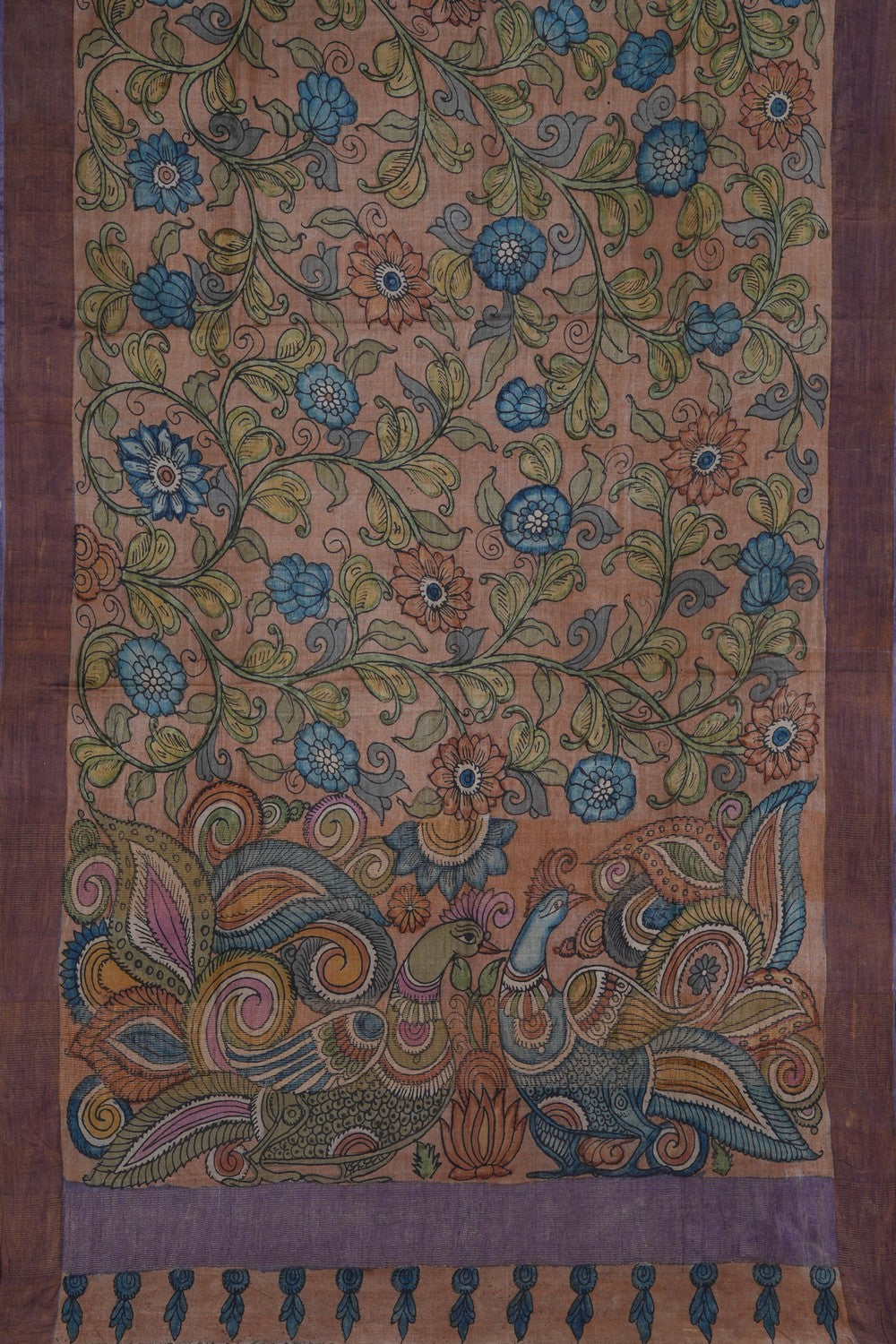 Image of Kalamkari Painting Saree