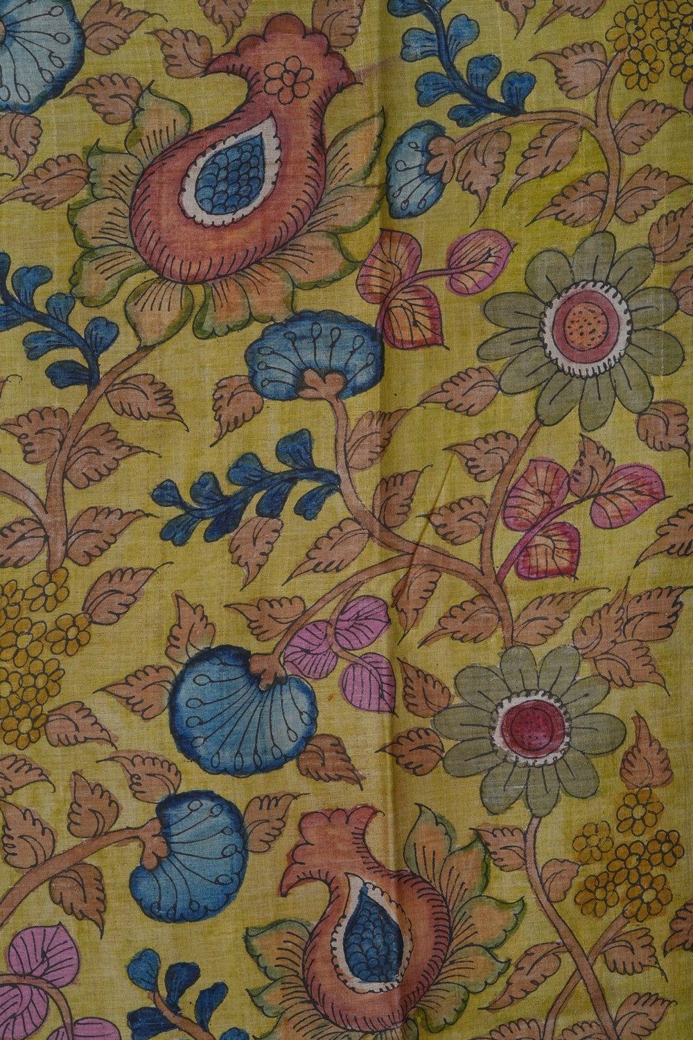 Image of Kalamkari Painting Saree