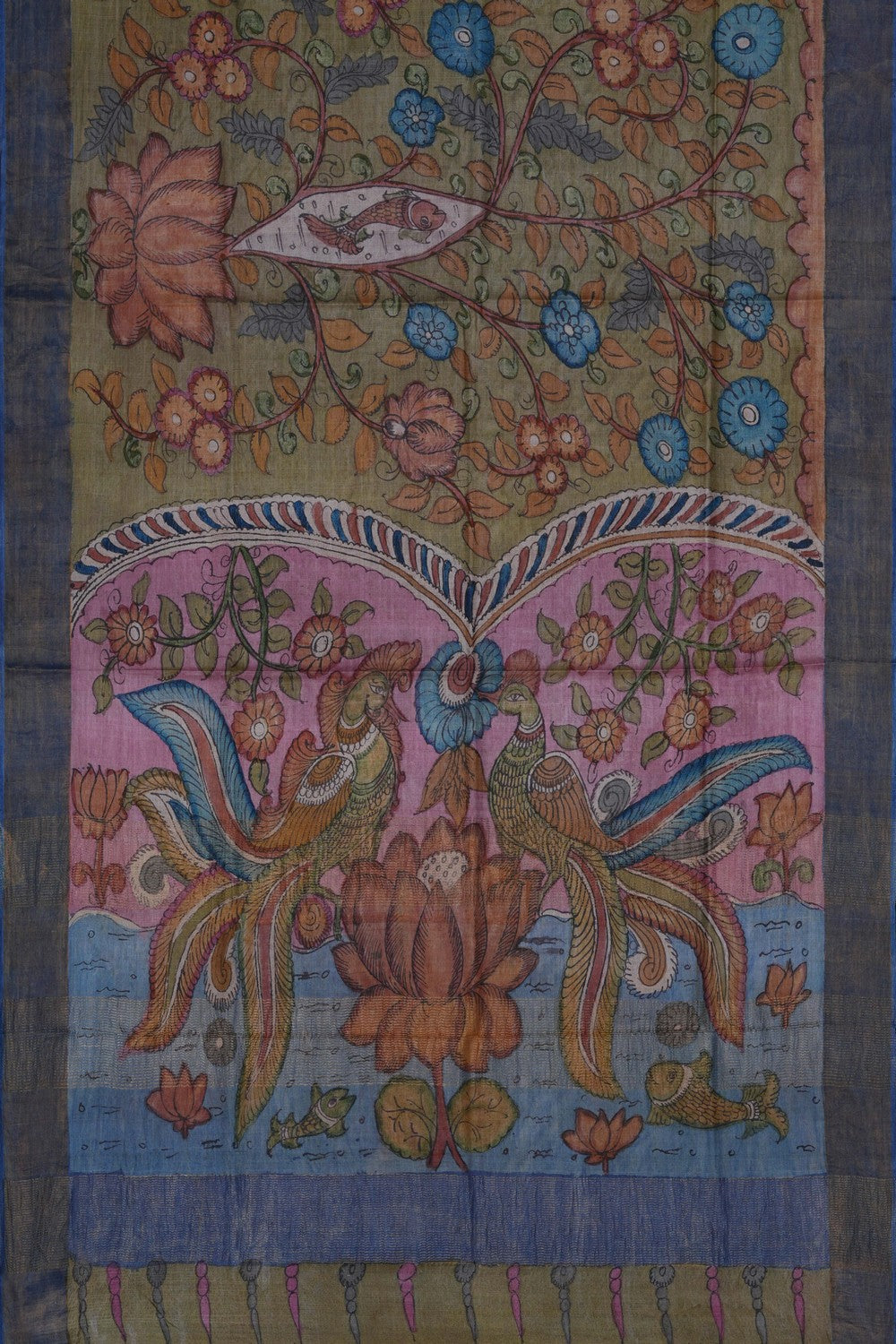 Image of Kalamkari Painting Saree