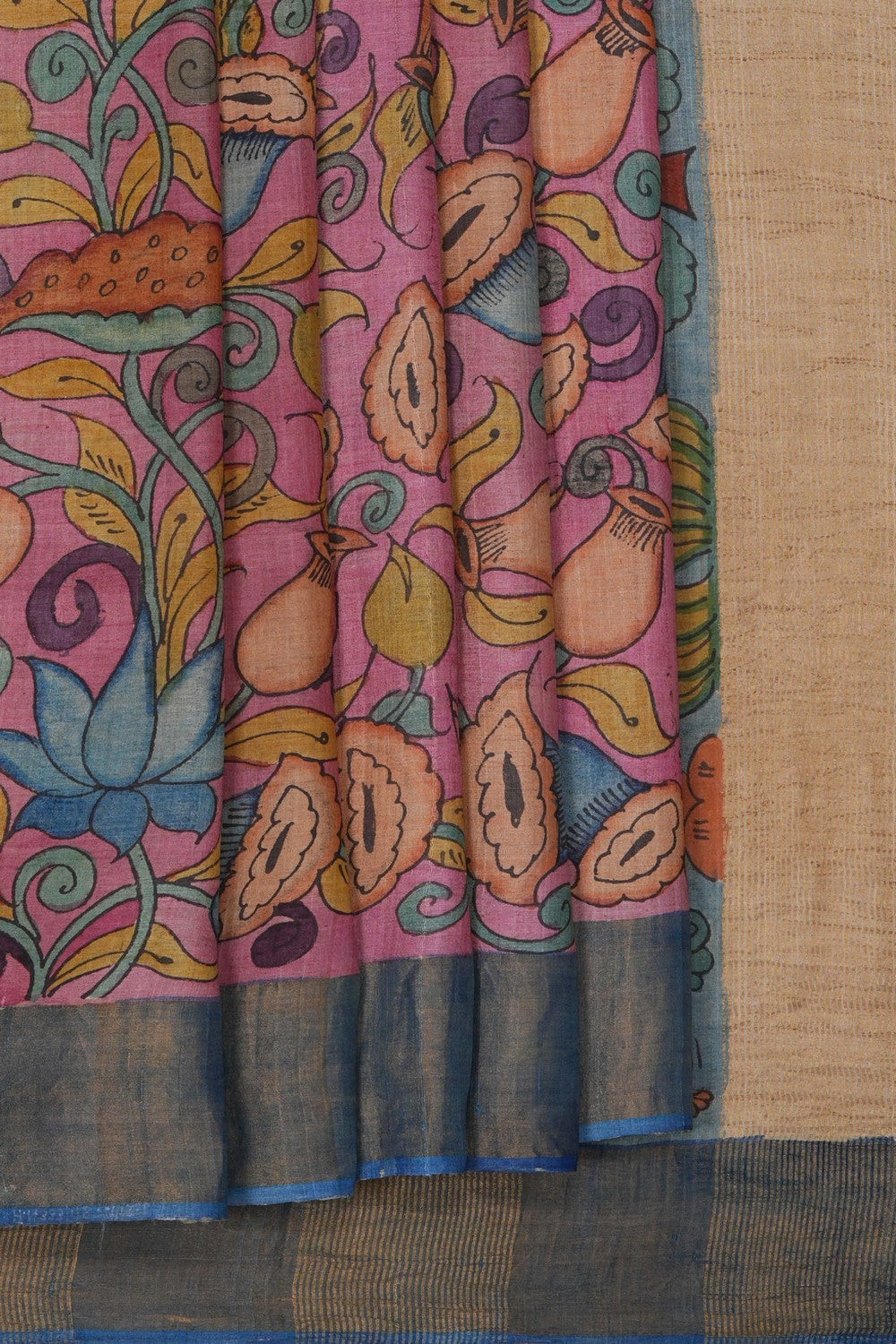 Image of Kalamkari Painting Saree