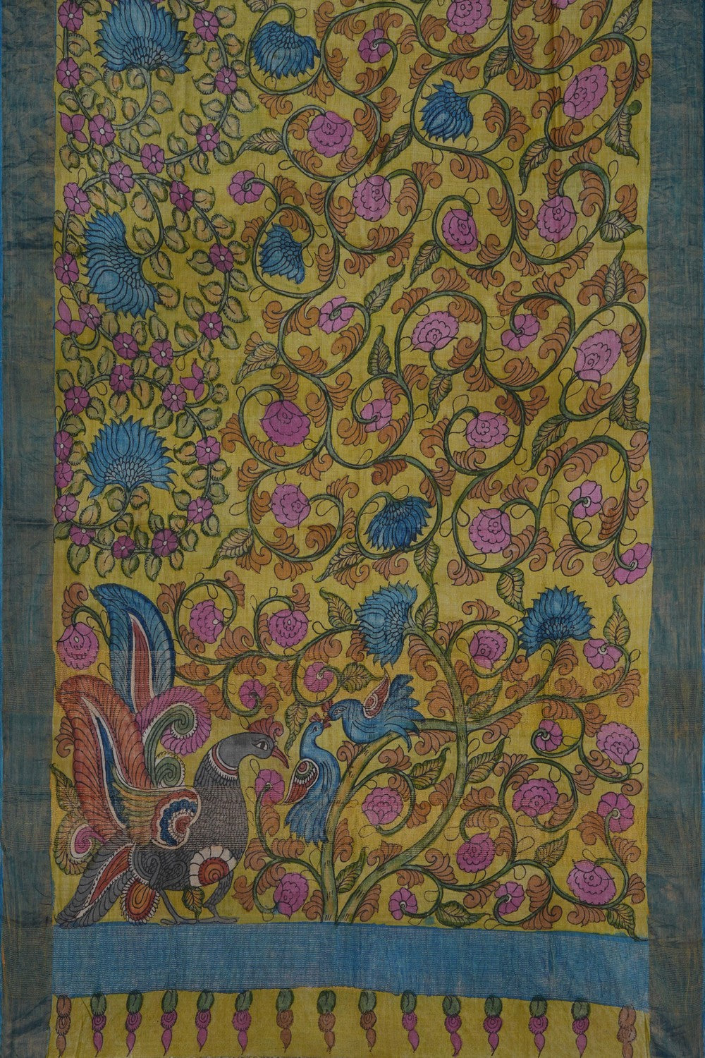 Image of Kalamkari Painting Saree