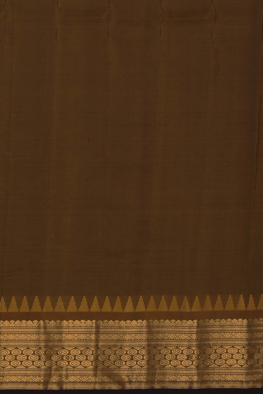 Image of Gadwal Silk Red Saree
