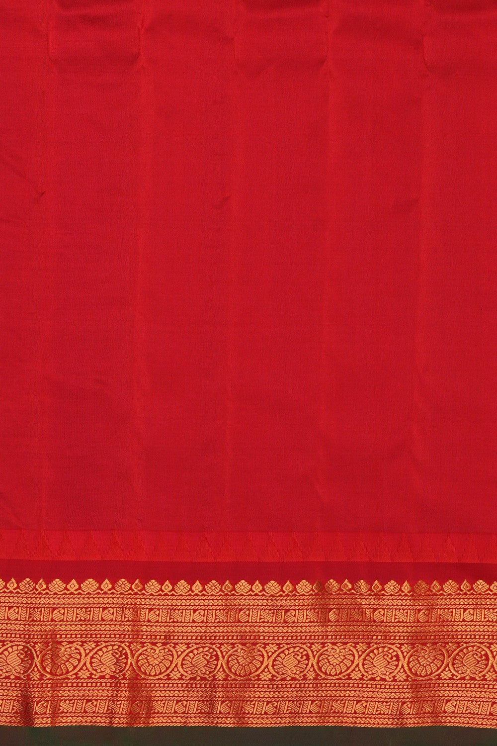 Image of Gadwal Silk Green Saree