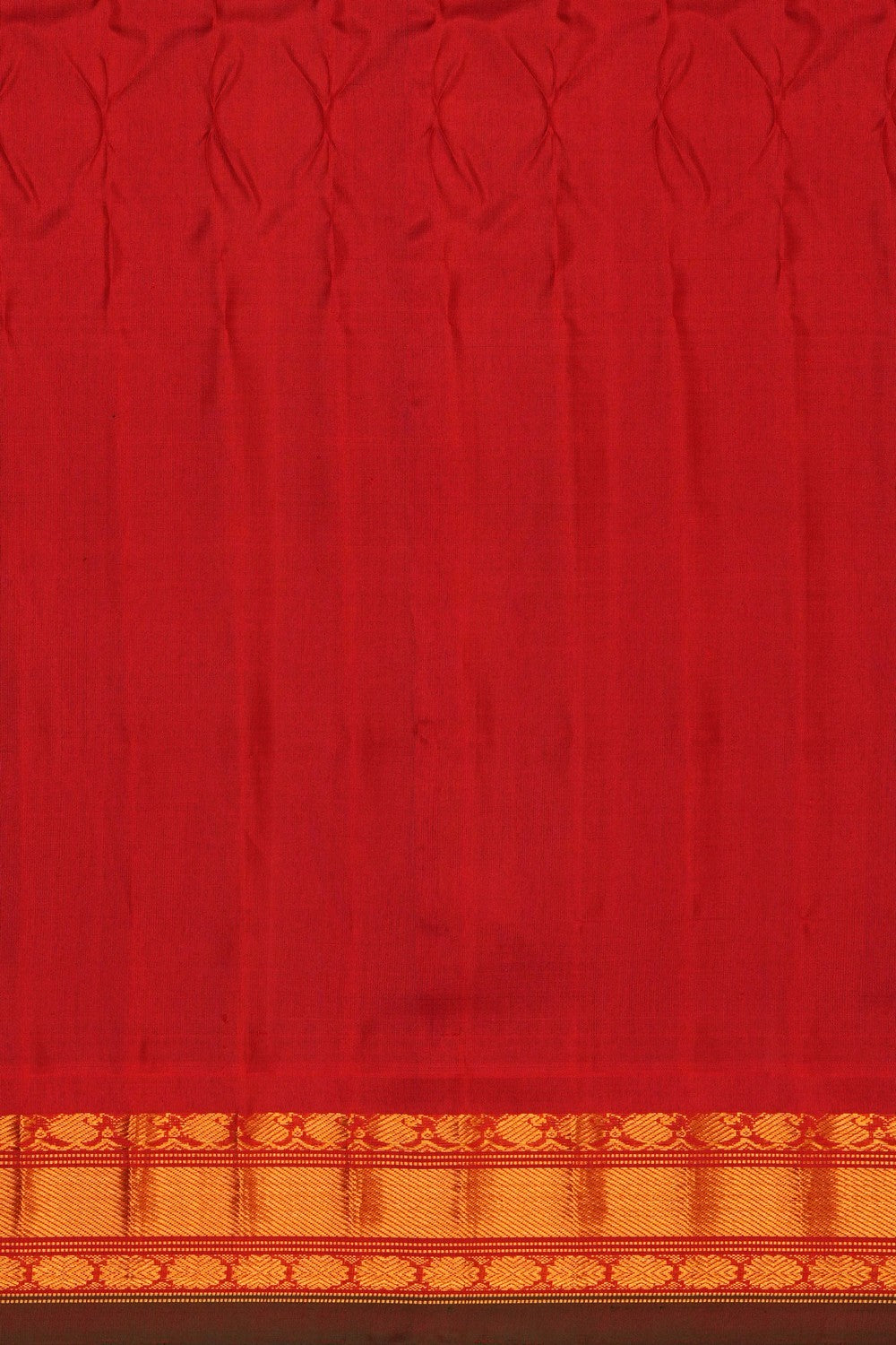 Image of Gadwal Silk White Saree