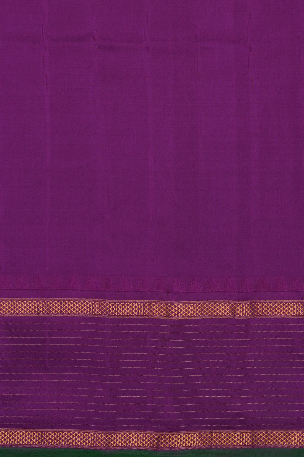 Image of Gadwal Silk Green Saree