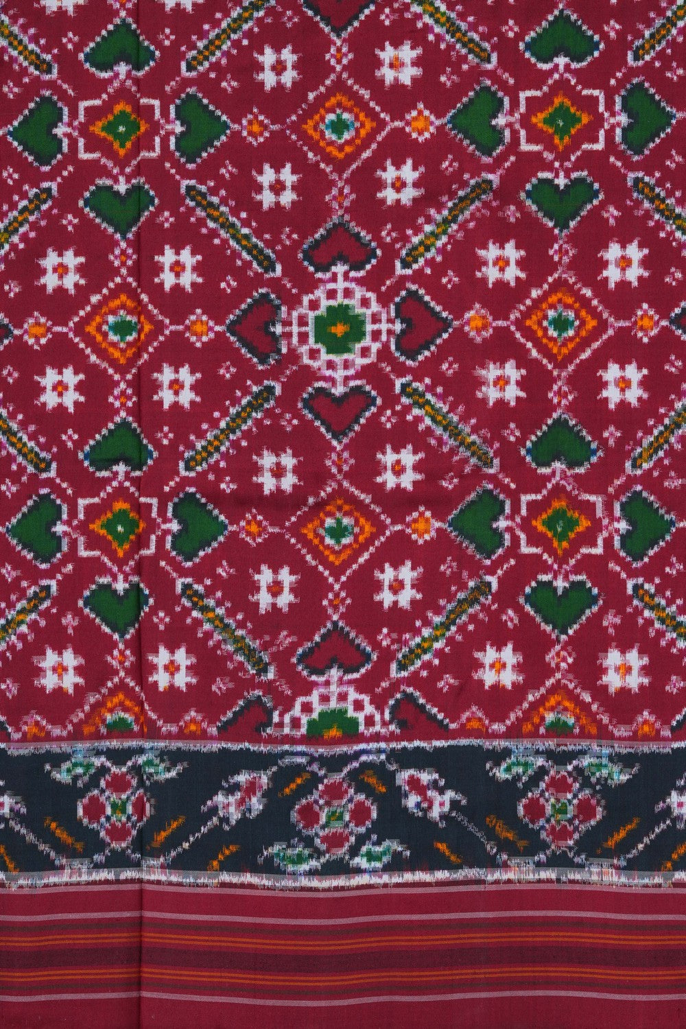 Image of Patan Patola Silk Double Ikat Saree