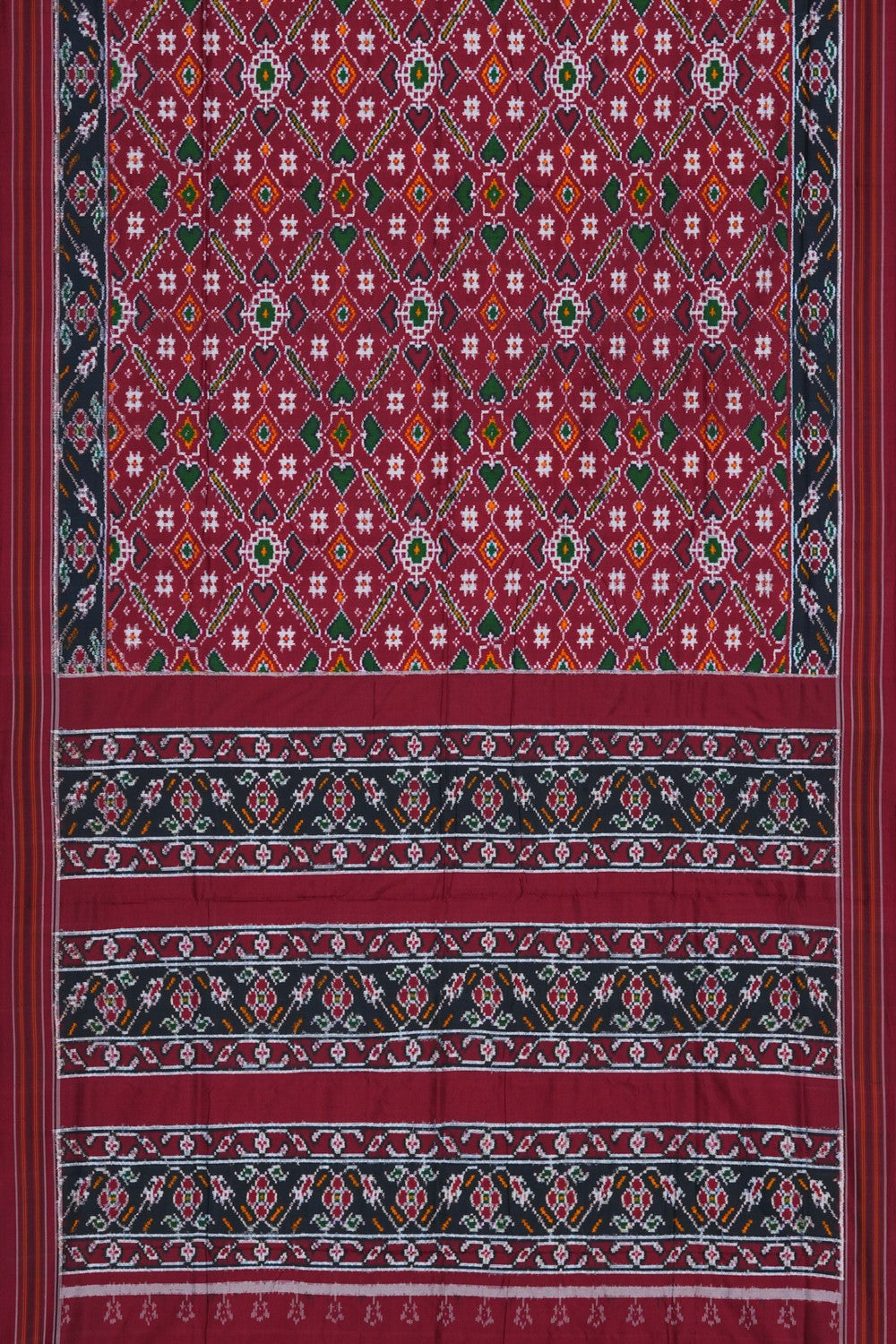 Image of Patan Patola Silk Double Ikat Saree