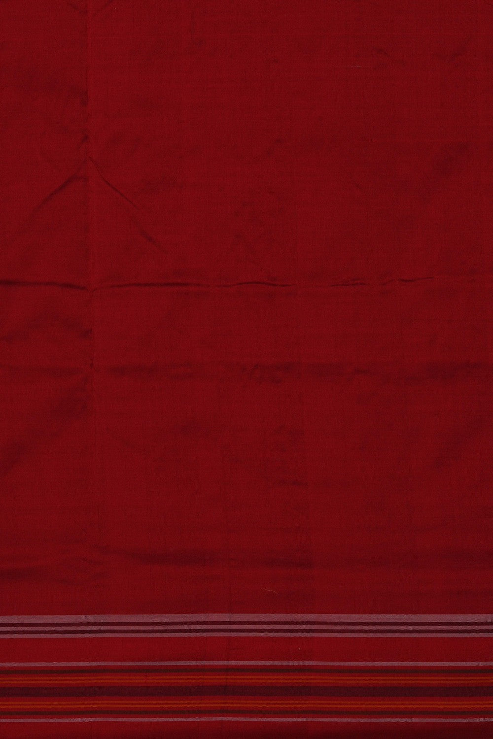 Image of Pochampally Ikat Silk Off-White Saree