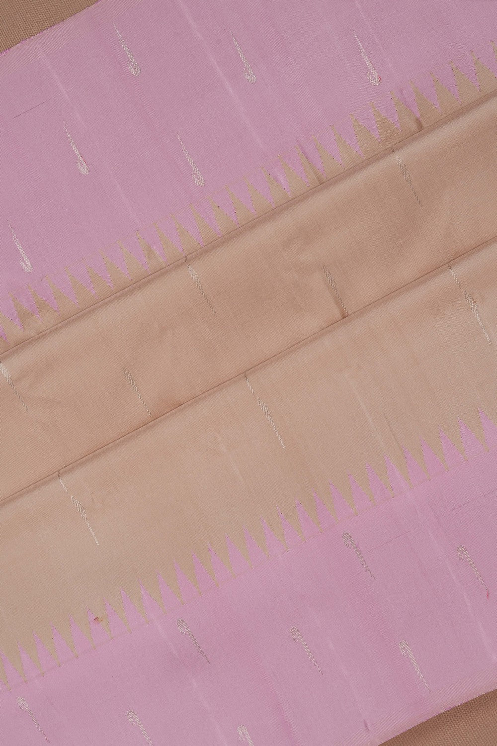 Image of Gadwal Silk Classy Off-White Saree
