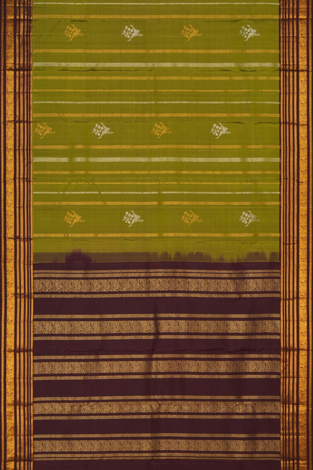 Image of Kanchipattu Green Saree
