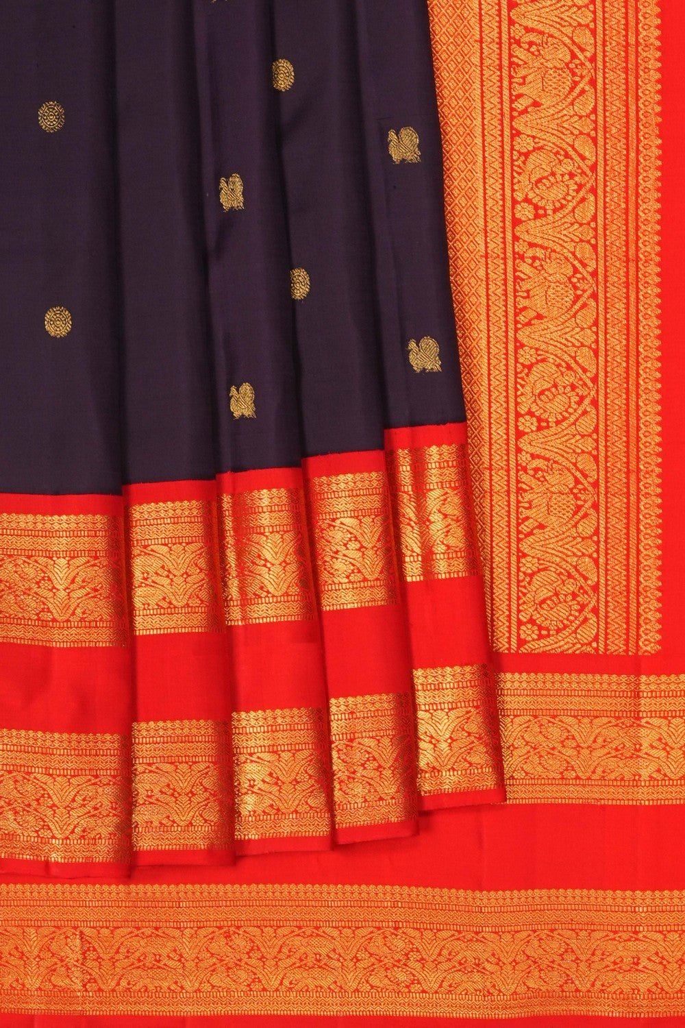 Image of Kanchipattu Purple Saree