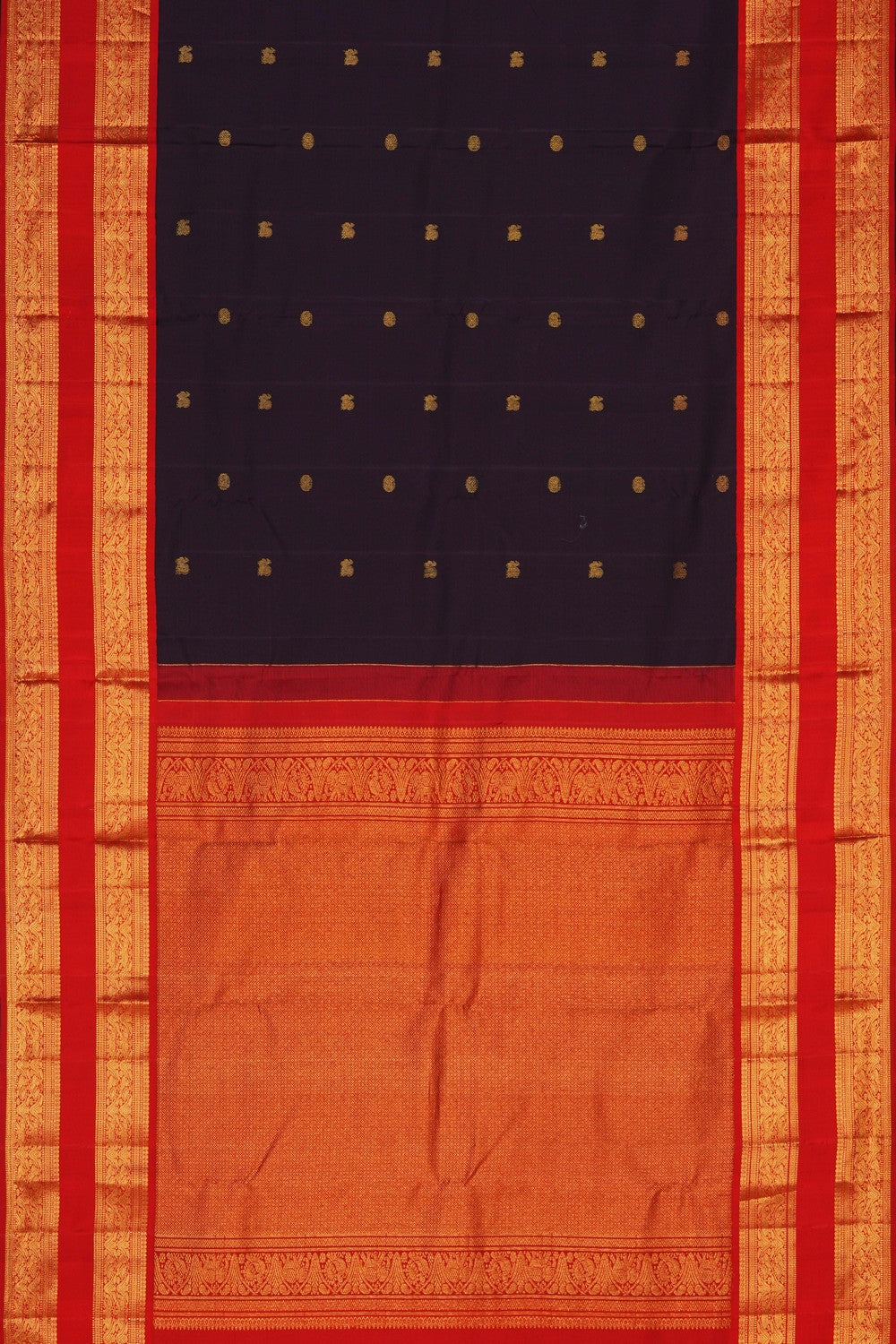 Image of Kanchipattu Purple Saree