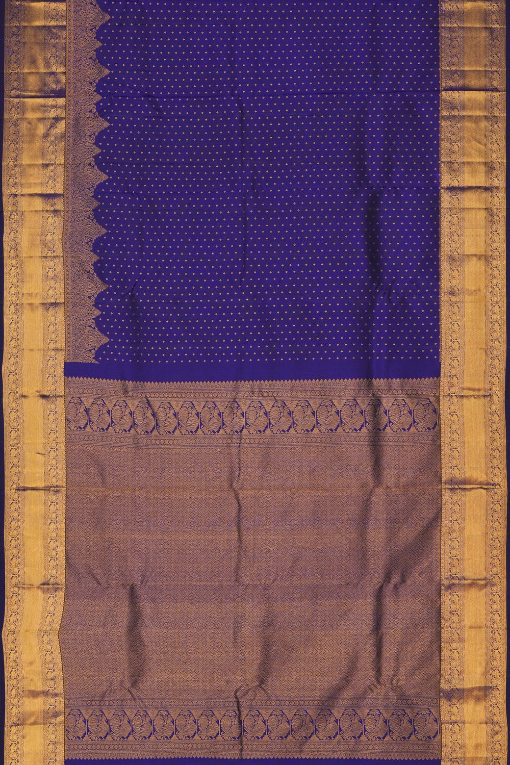 Image of Kanchipattu Purple Saree