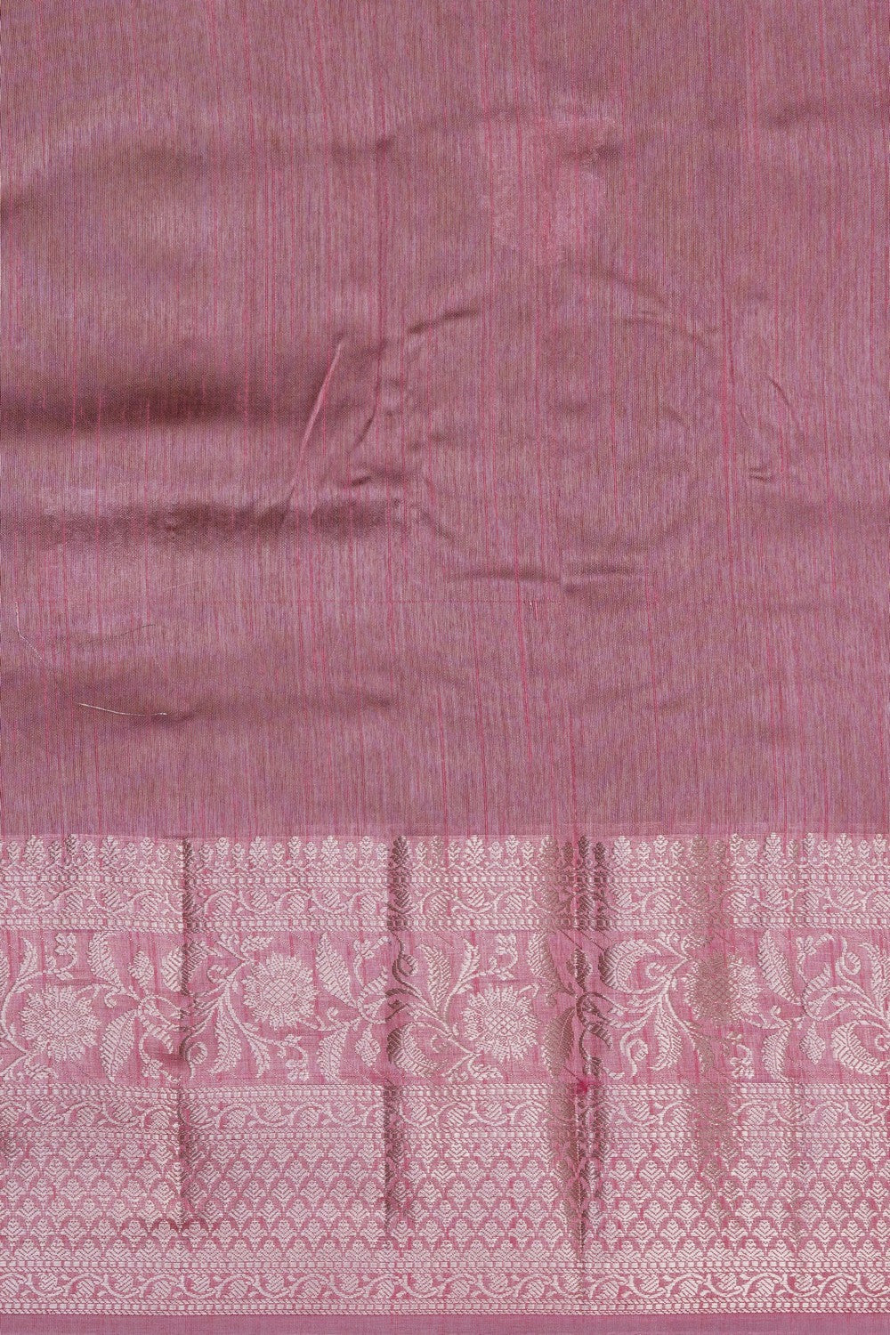 Image of Banarasi Tussar Silk Green Saree