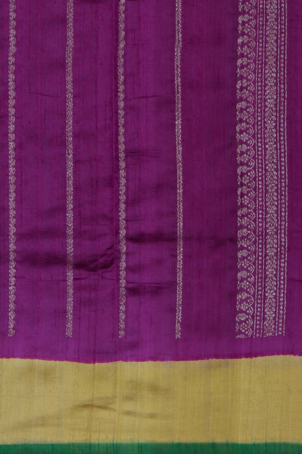 Image of Banarasi Dupion Silk Magenta Saree
