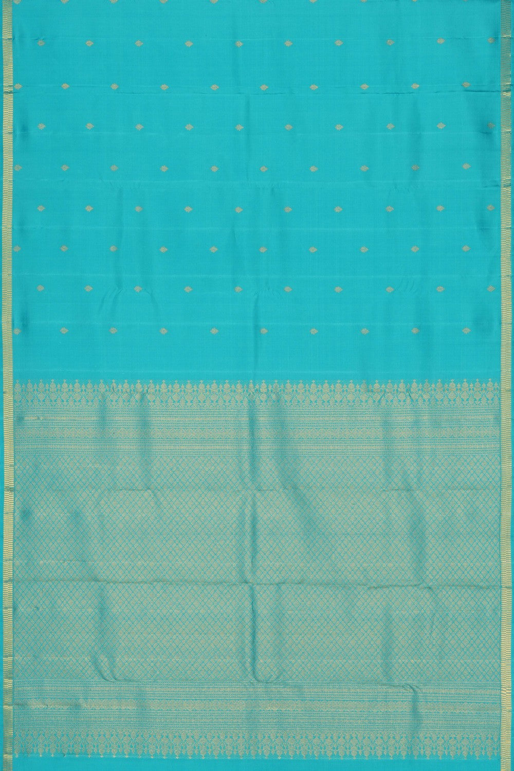 Image of South Silk Blue Saree