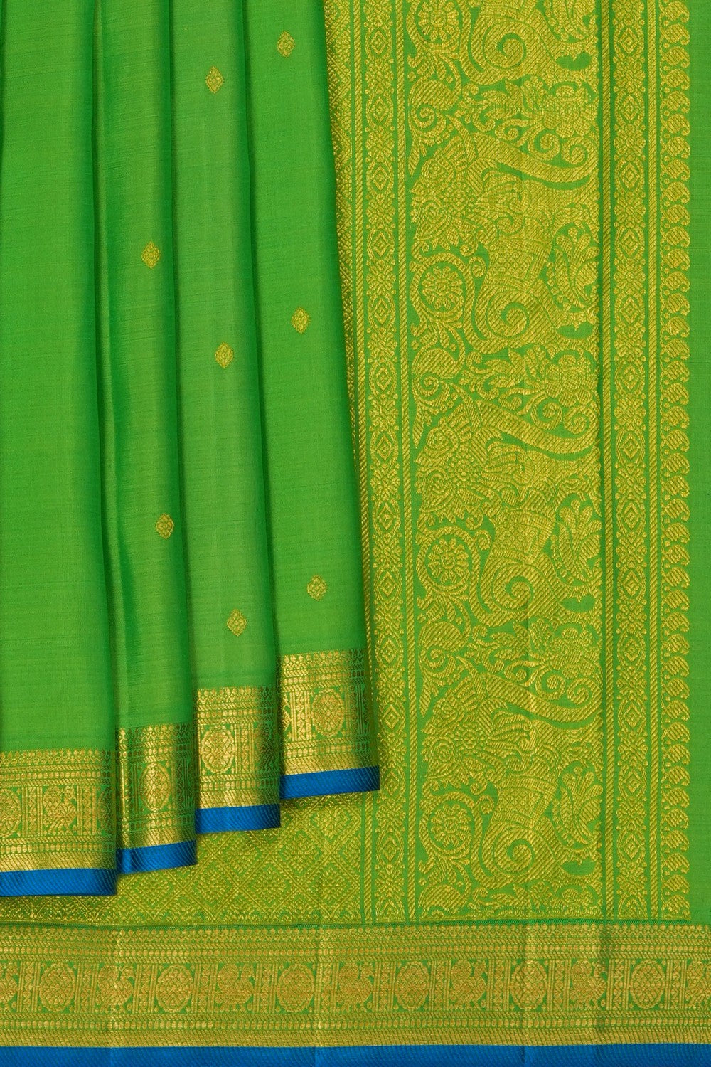 Image of South Silk Green Saree