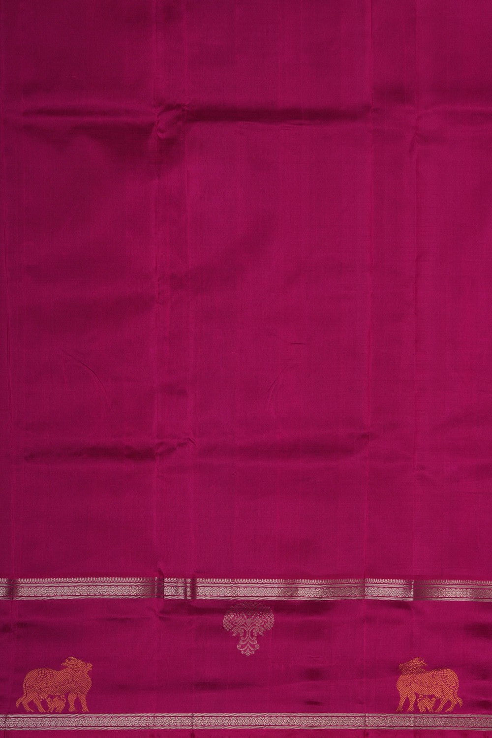 Image of Kuppadam Silk Grey Saree