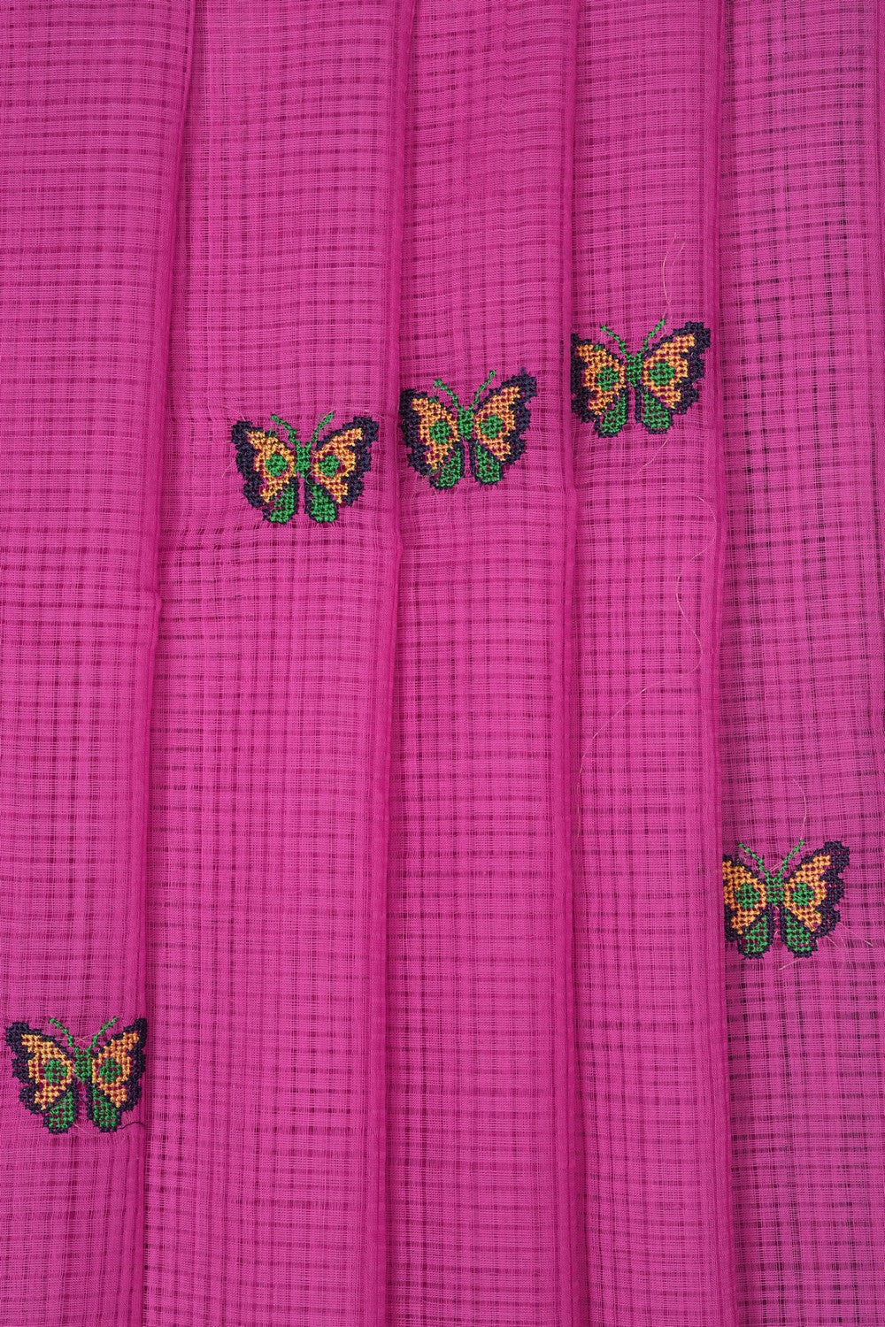 Image of Kutch Work Mangalgiri Cotton Saree
