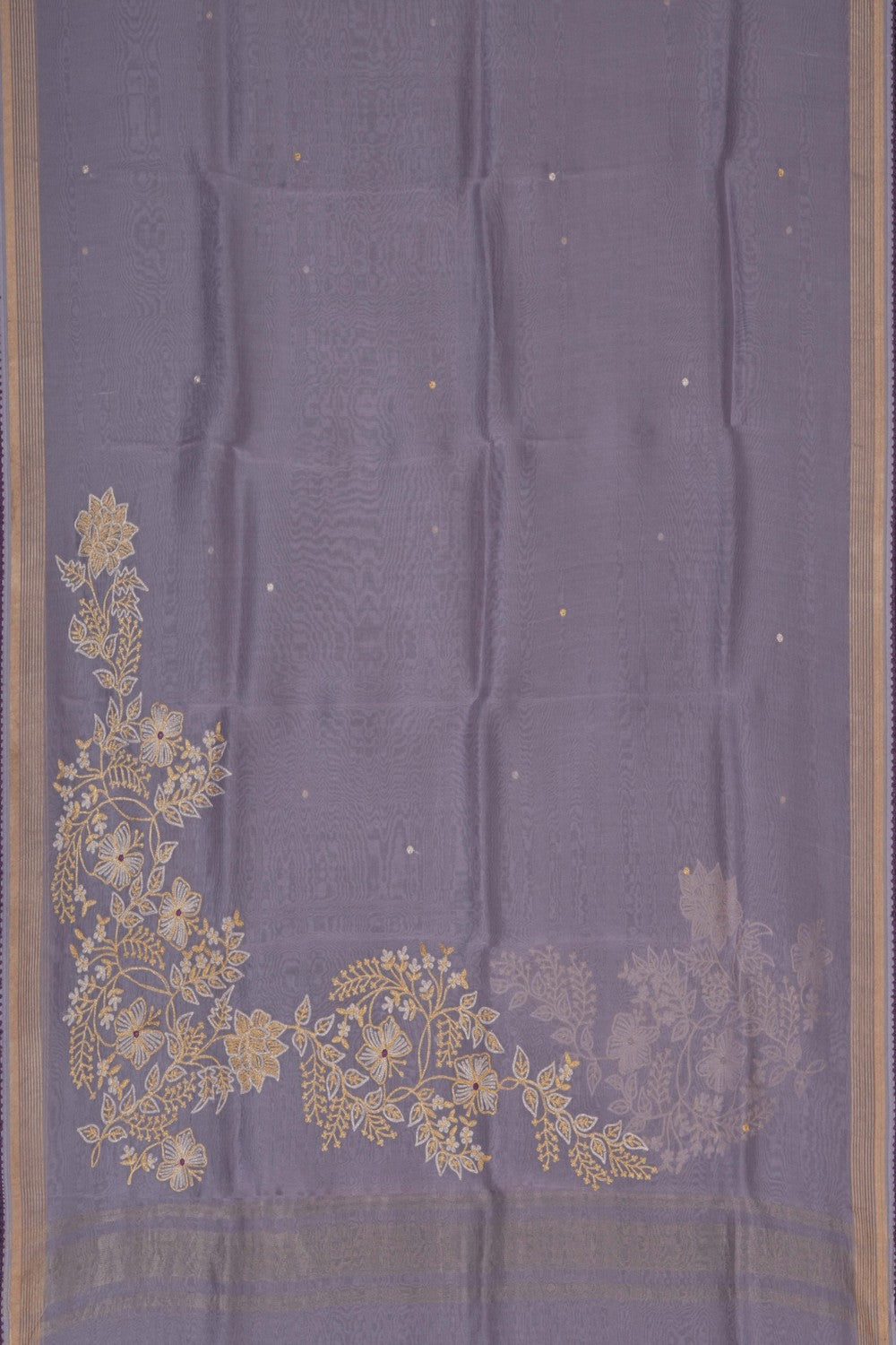 Image of Printed Silk Unstitched Suit (3 Pcs Set)