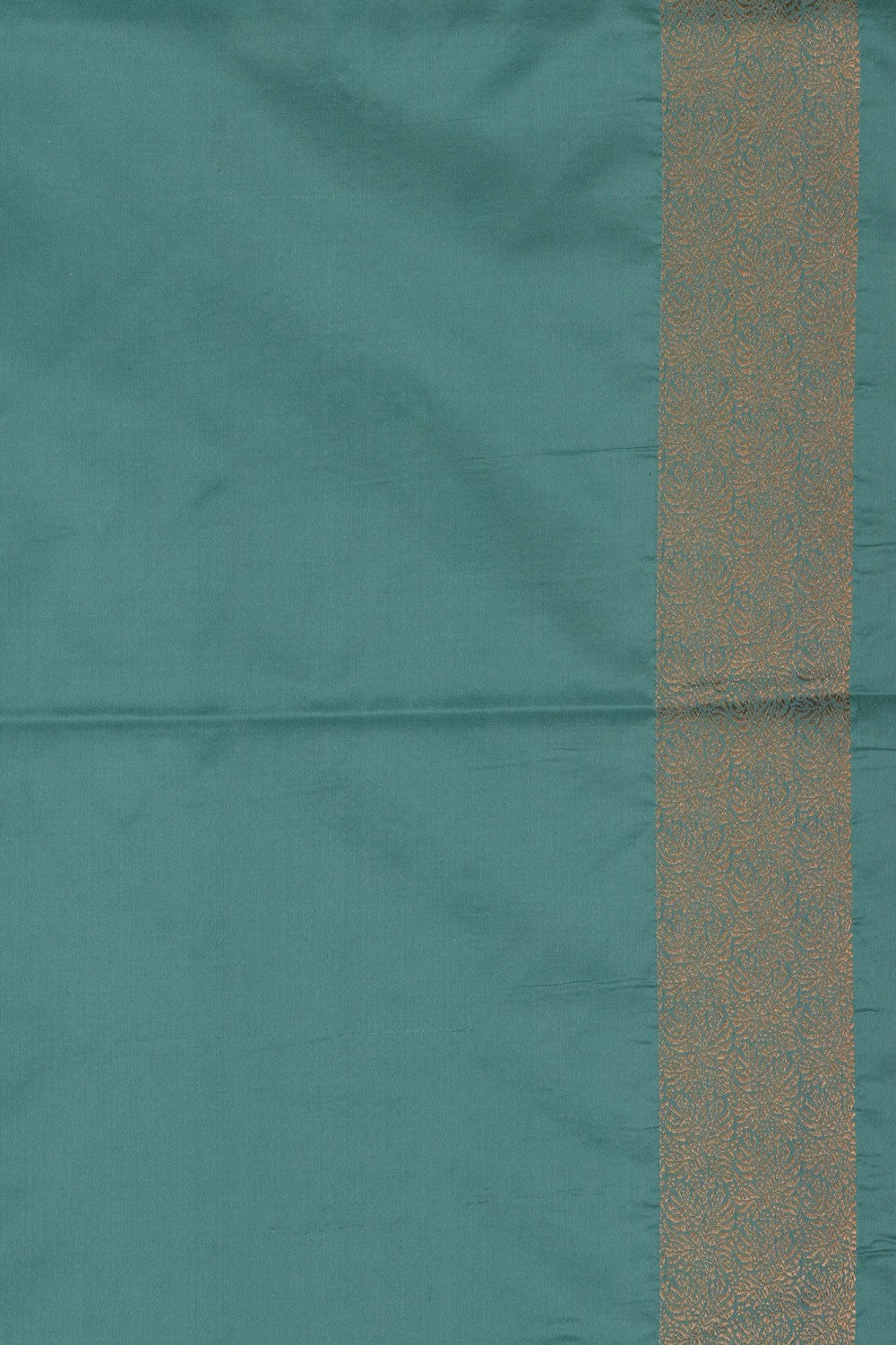 Image of Banarasi Silk Brocade Sea Blue Saree