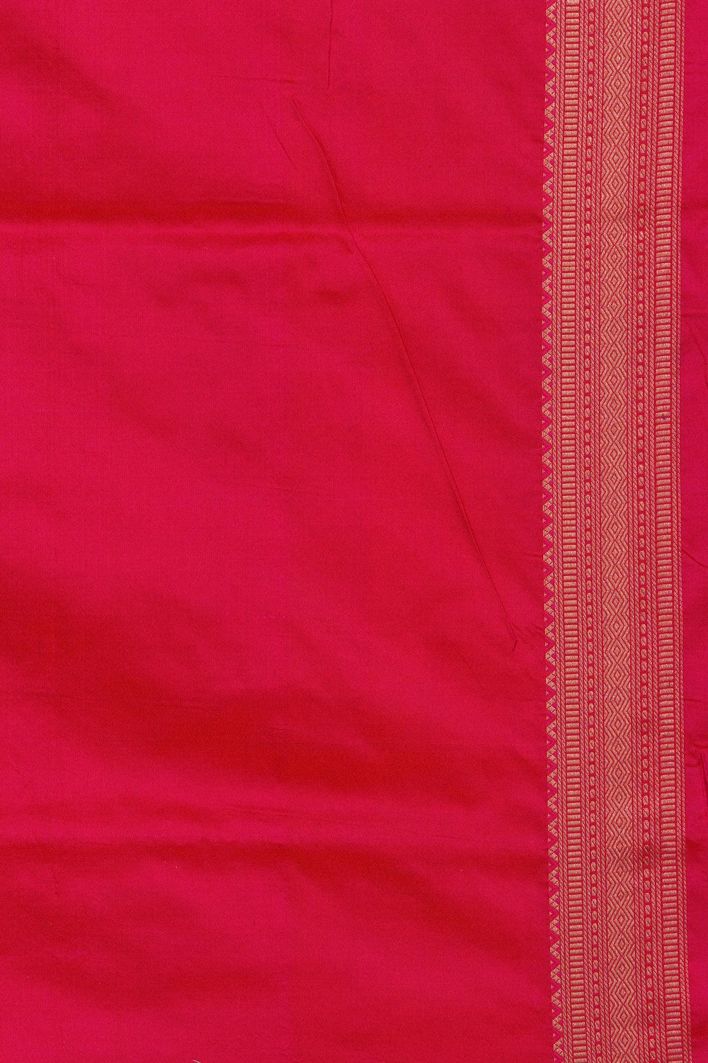 Image of Banarasi Silk Brocade Pink Saree