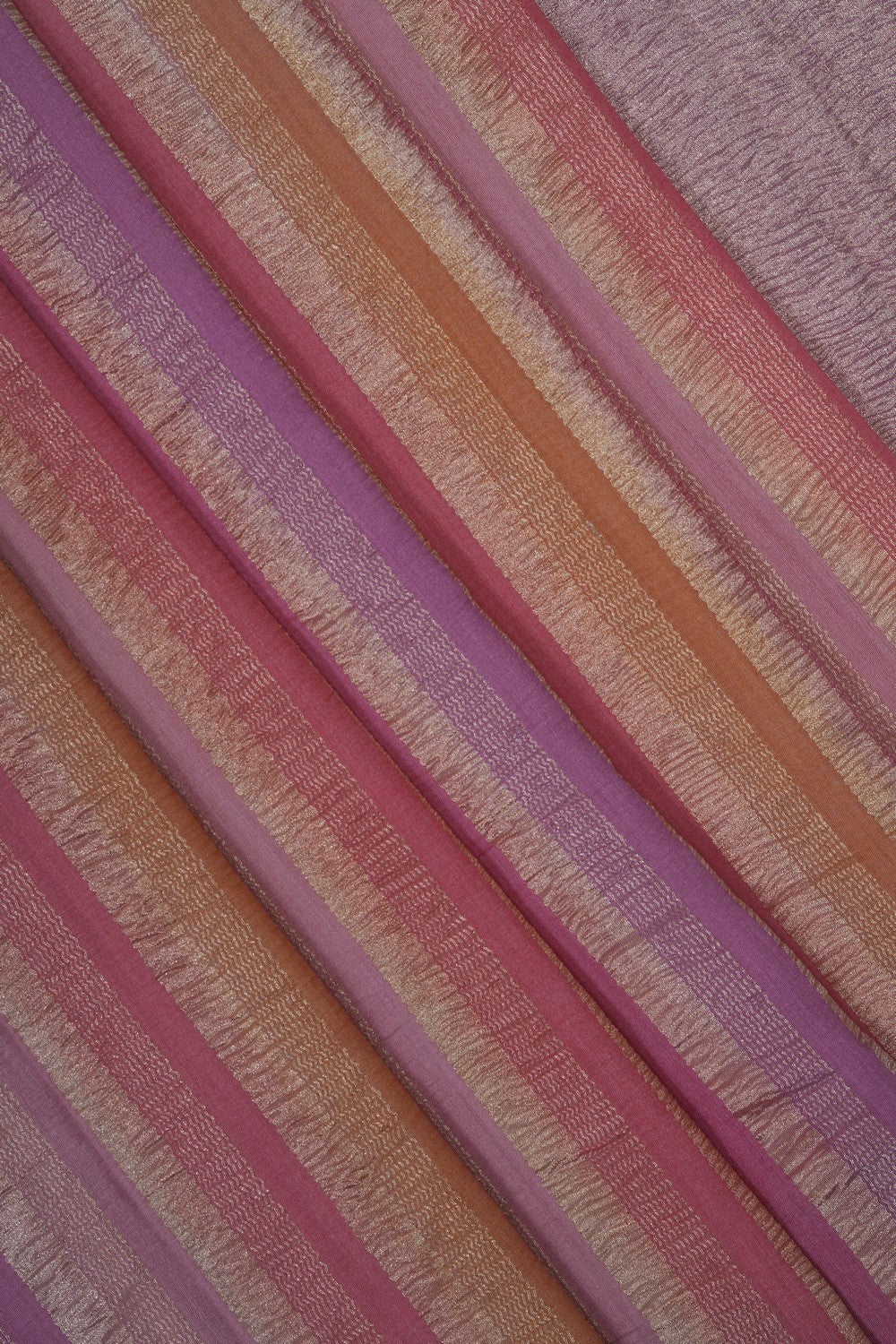 Image of Multi-Colour Banarasi Tussar Silk Saree