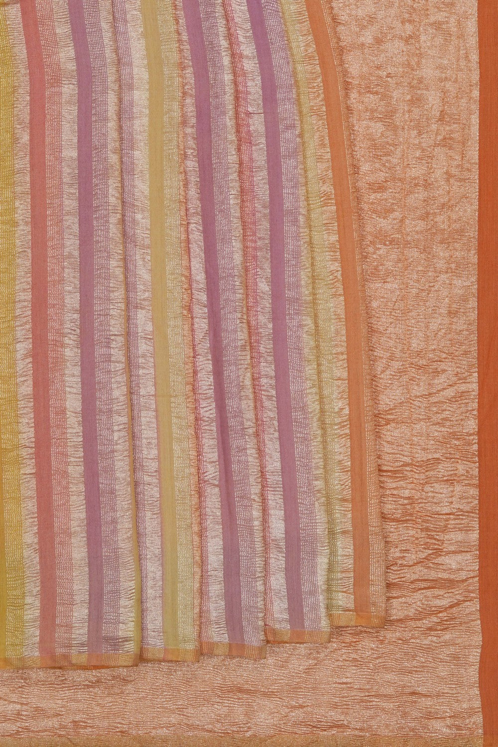 Image of Multi-Colour Banarasi Tussar Silk Saree