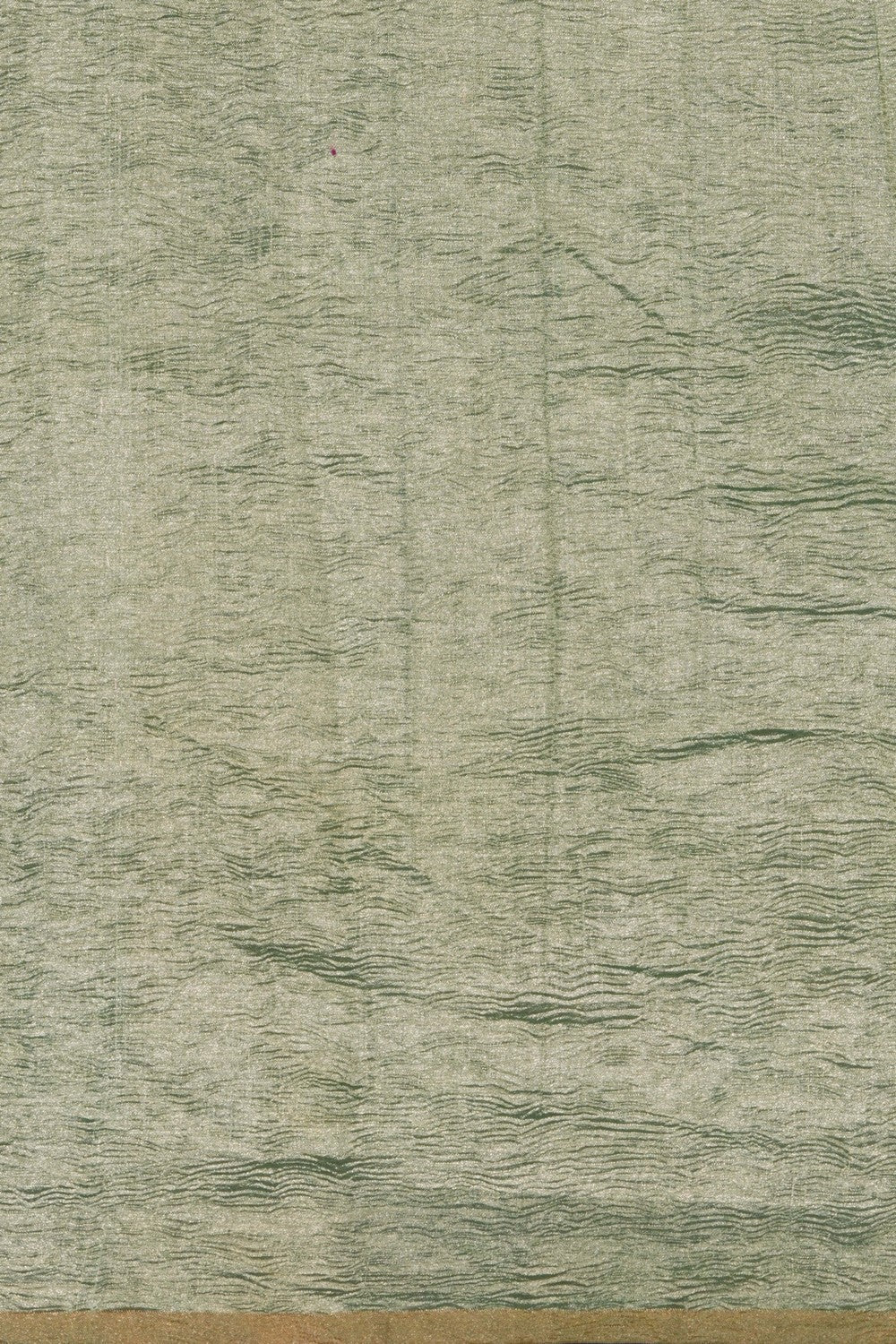 Image of Banarasi Tussar Silk Green Saree