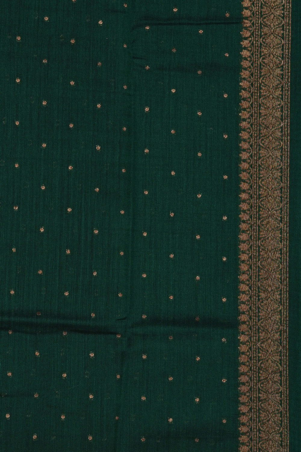 Image of Banarasi Tussar Silk Off-White Saree