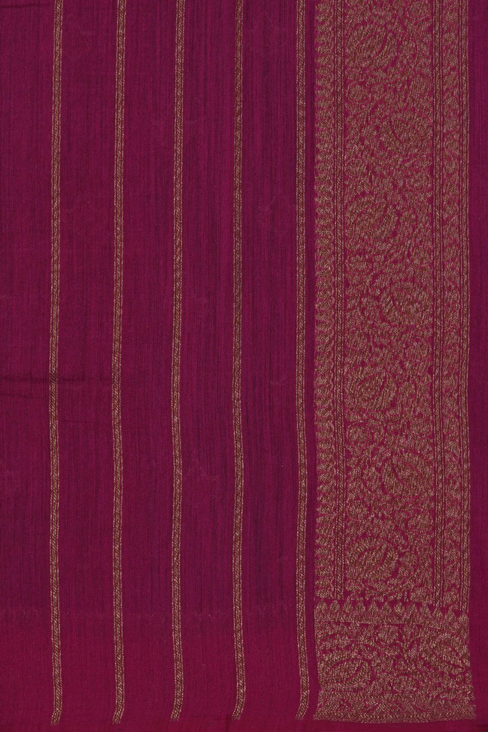 Image of Banarasi Tussar Silk Blue Saree