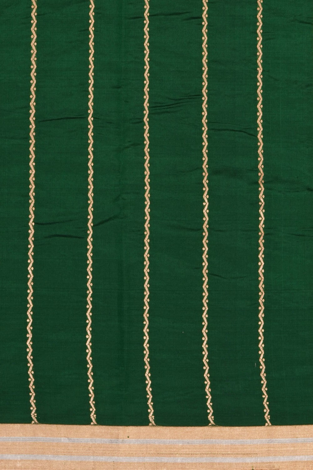 Image of Banarasi Silk Green Saree