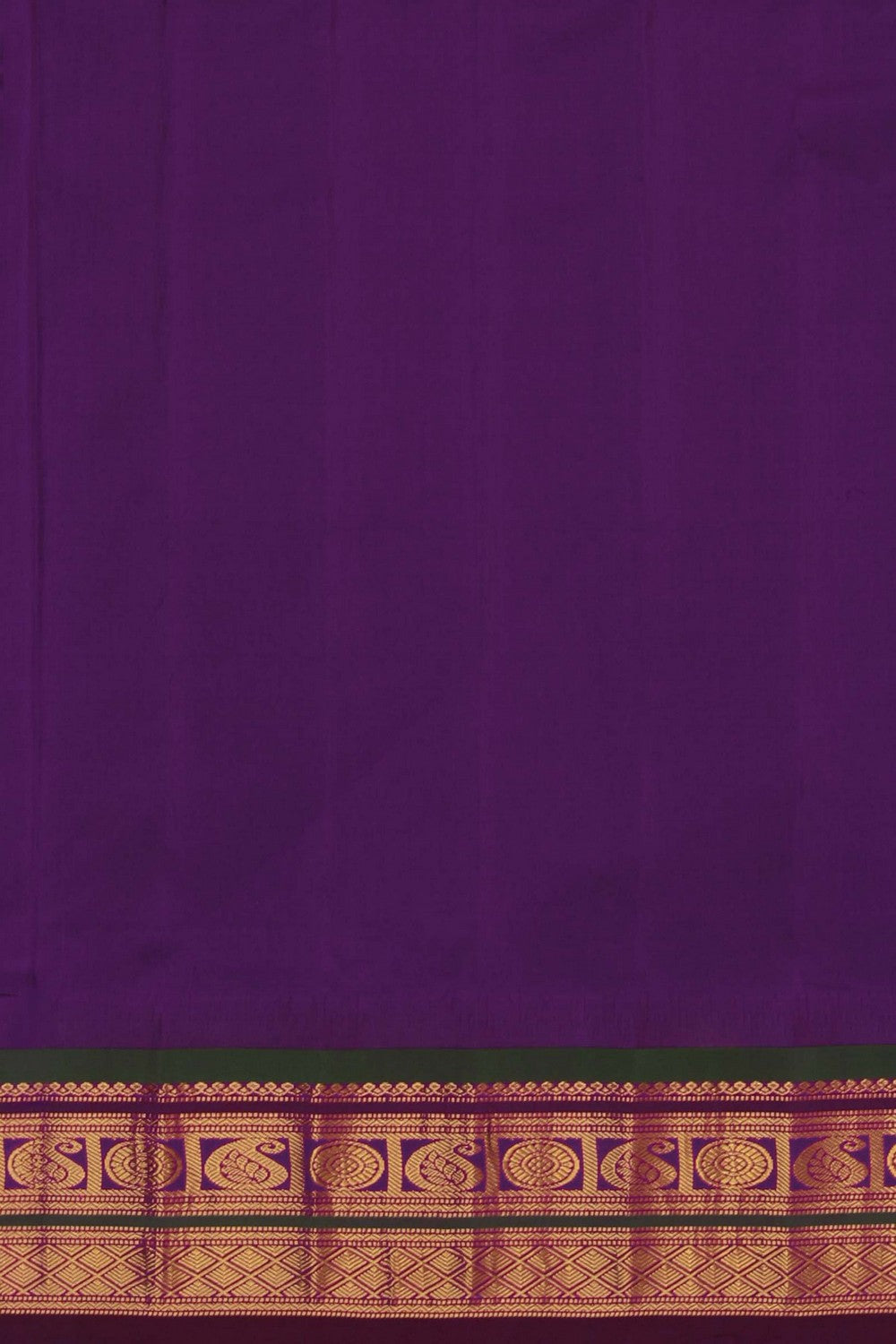 Image of Gadwal Silk Mustard Saree