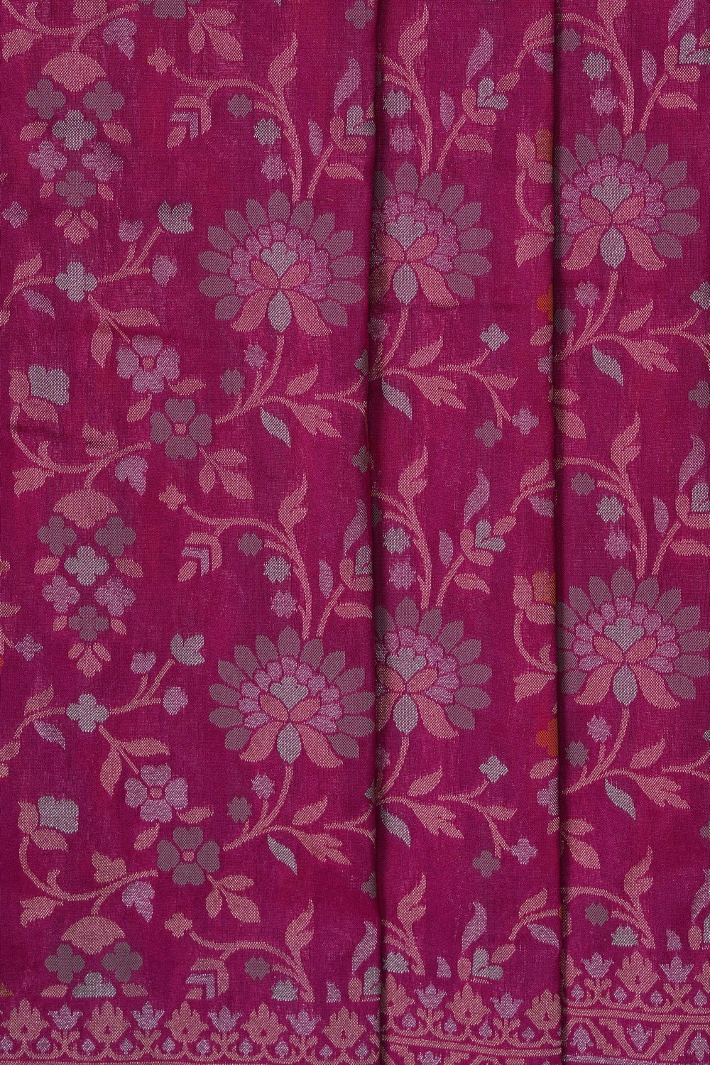 Image of Banarasi Silk Pink Saree