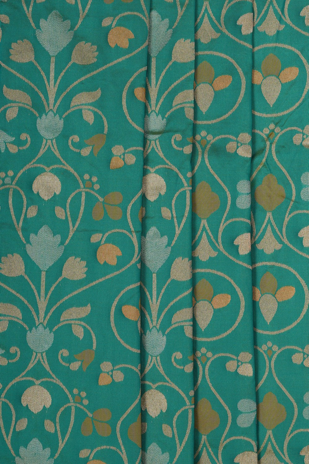 Image of Banarasi Silk Green Saree