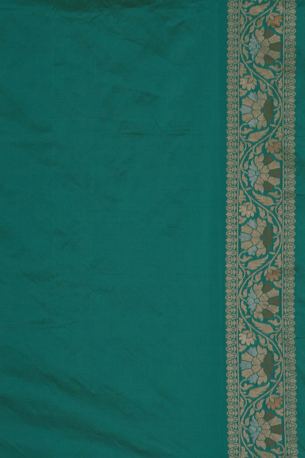 Image of Banarasi Silk Green Saree