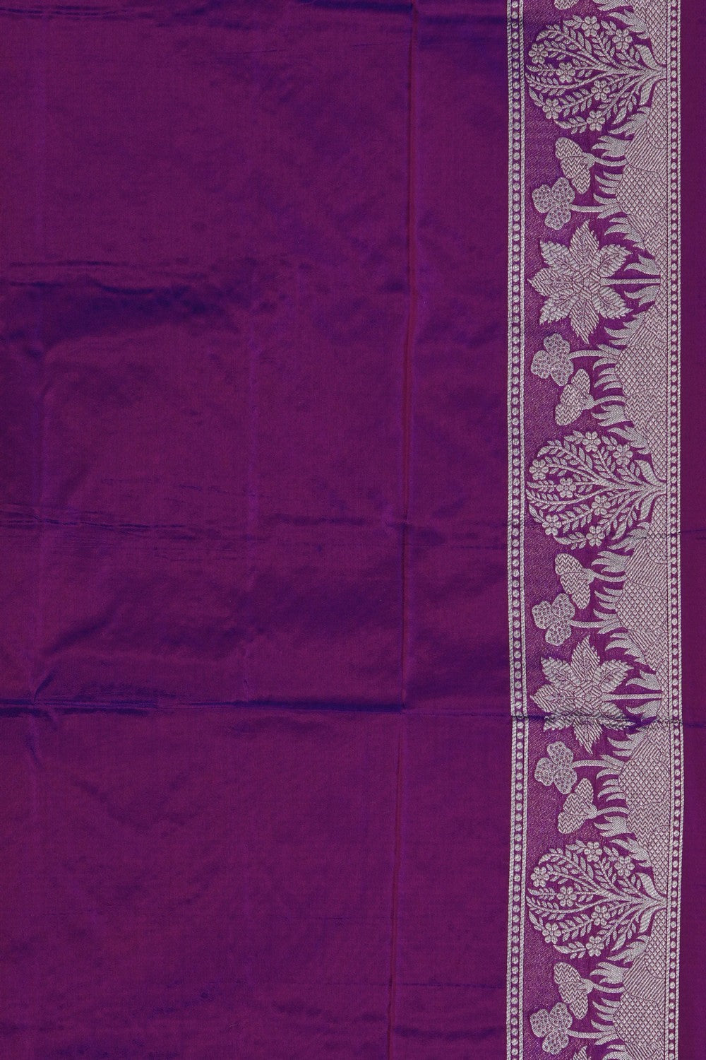 Image of Banarasi Silk Purple Saree