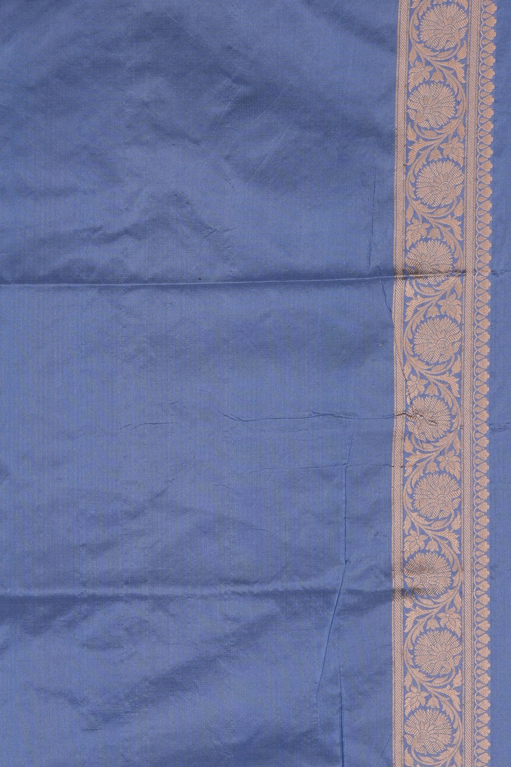 Image of Purple Banarasi Silk Brocade Saree