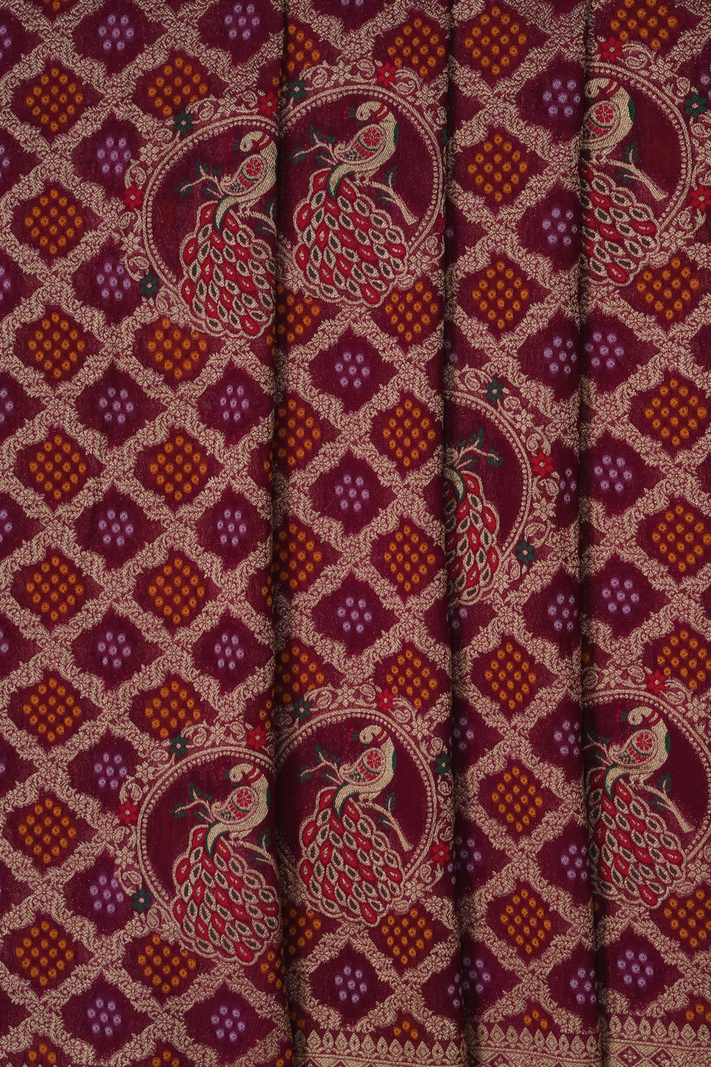 Image of Bandhani Georgette Saree