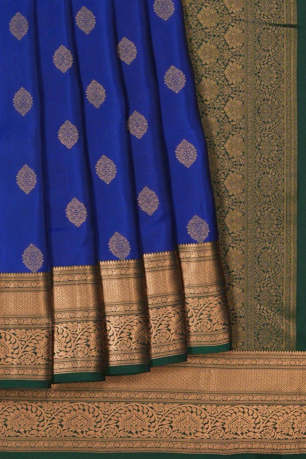 Image of South Silk Blue Saree